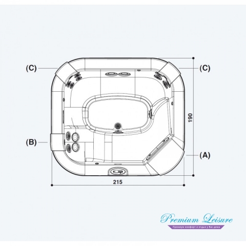 Спа бассейн Jacuzzi Delos Pro
