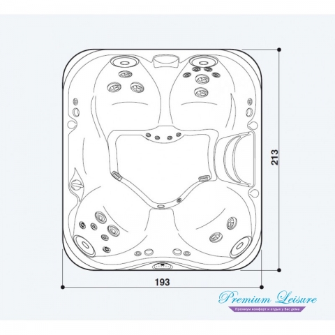 Спа бассейн Jacuzzi J-325