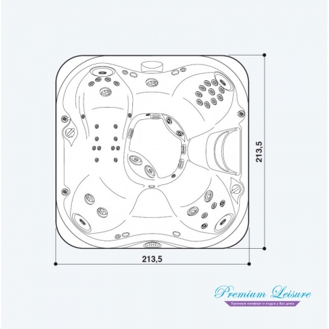Спа бассейн Jacuzzi J-335