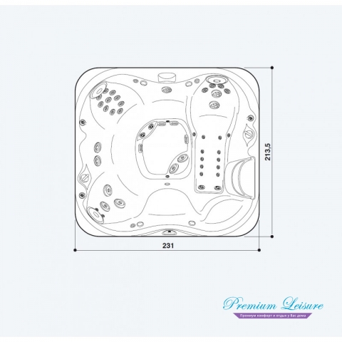 Спа бассейн Jacuzzi J-355