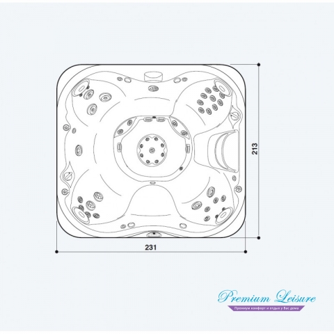 Спа бассейн Jacuzzi J-365