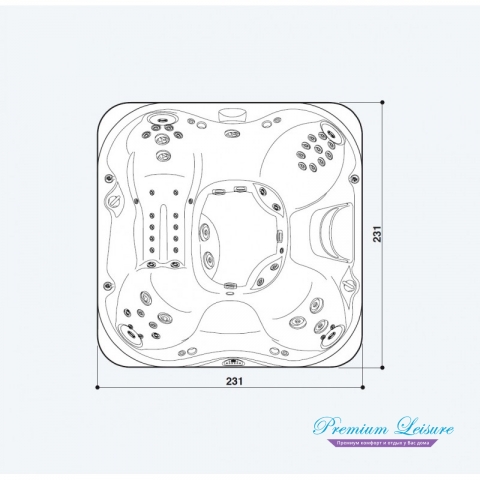 Спа бассейн Jacuzzi J-375