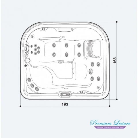 Спа бассейн Jacuzzi J-415