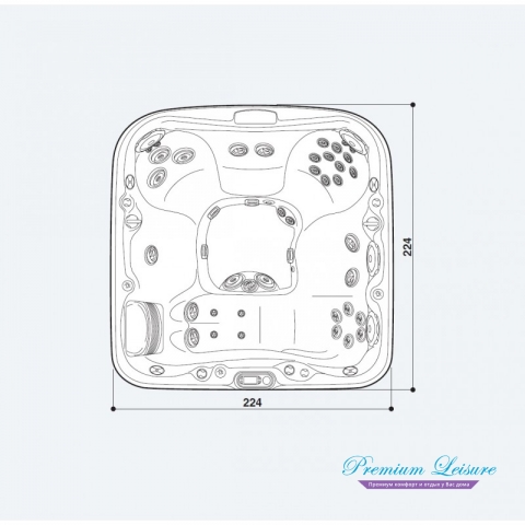 Спа бассейн Jacuzzi J-465